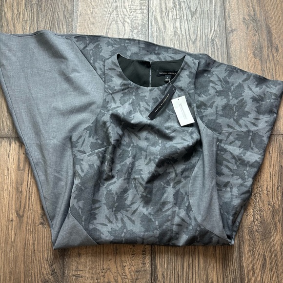 Banana Republic Charcoal Camouflage Dress - Picture 5 of 9